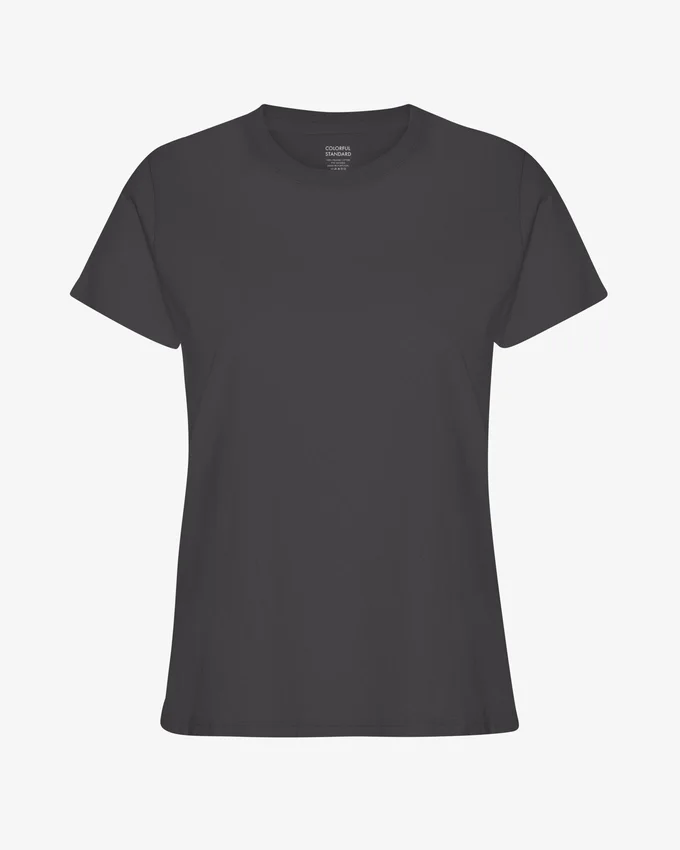 Damen Light Organic Tee – Lavagrau