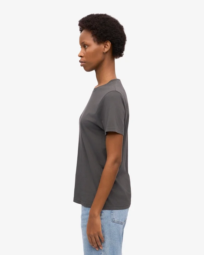 Damen Light Organic Tee – Lavagrau