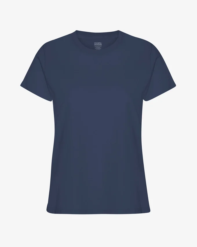 Damen Light Organic Tee – Petrolblau