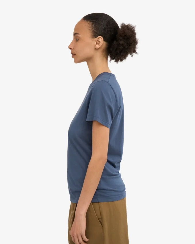 Damen Light Organic Tee – Petrolblau