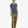 Damen Light Organic Tee – Petrolblau