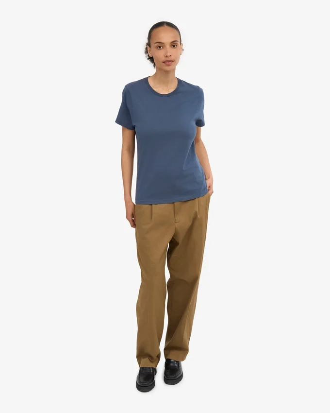 Damen Light Organic Tee – Petrolblau