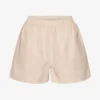 Damen-Organic Twill Shorts – Elfenbeinweiß