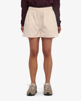 Damen-Organic Twill Shorts – Elfenbeinweiß