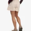 Damen-Organic Twill Shorts – Elfenbeinweiß