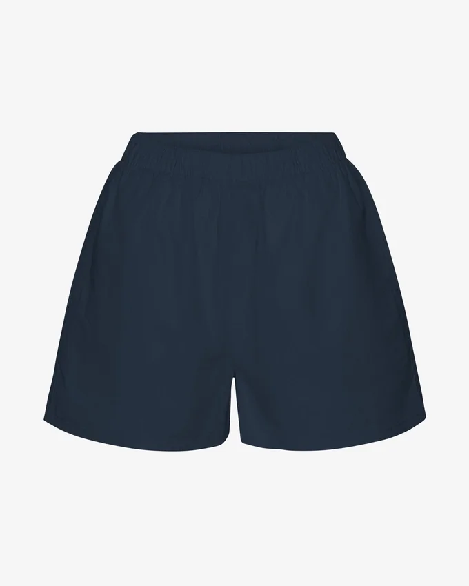 Damen-Organic Twill Shorts – Marineblau