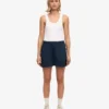 Damen-Organic Twill Shorts – Marineblau