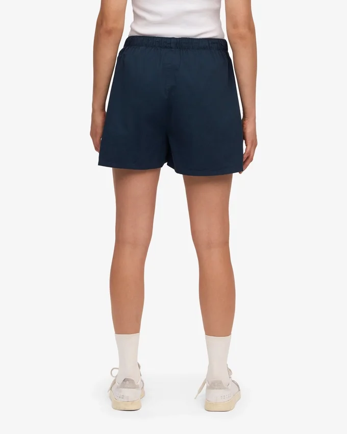 Damen-Organic Twill Shorts – Marineblau