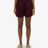 Damen-Organic Twill Shorts – Oxblood-Rot