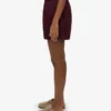 Damen-Organic Twill Shorts – Oxblood-Rot