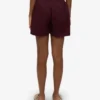 Damen-Organic Twill Shorts – Oxblood-Rot