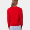Damen-Pullover aus leichter Merinowolle – Ozeangrün