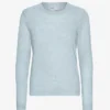 Damen-Pullover aus leichter Merinowolle – Polar Blue