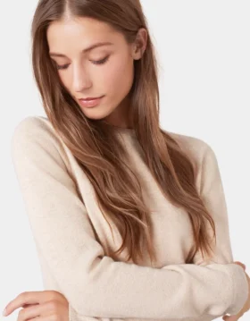 Damen-Pullover aus leichter Merinowolle – Polar Blue