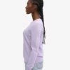 Damen-Pullover aus leichter Merinowolle – Soft Lavender