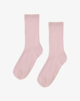 Damen-Socken „Classic Organic“ aus Bio-Baumwolle – Blassrosa