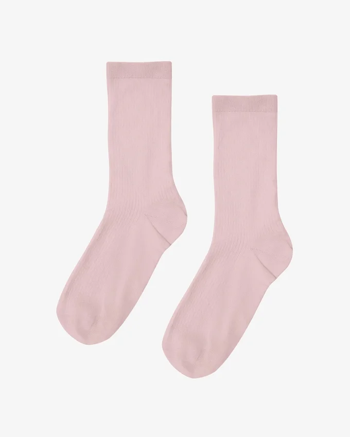 Damen-Socken „Classic Organic“ aus Bio-Baumwolle – Blassrosa