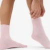 Damen-Socken „Classic Organic“ aus Bio-Baumwolle – Blassrosa