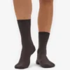 Damen-Socken „Classic Organic“ aus Bio-Baumwolle – Kaffeebraun