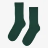 Damen-Socken „Classic Organic“ aus Bio-Baumwolle – Smaragdgrün