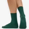 Damen-Socken „Classic Organic“ aus Bio-Baumwolle – Smaragdgrün