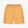 Damen-Sweatshorts aus Bio-Baumwolle – Sandsteinorange