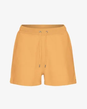 Damen-Sweatshorts aus Bio-Baumwolle – Sandsteinorange
