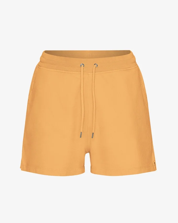 Damen-Sweatshorts aus Bio-Baumwolle – Sandsteinorange