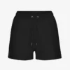 Damen-Sweatshorts aus Bio-Baumwolle – Tiefschwarz