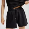 Bio-Sweatshorts für Damen – Petrolblau