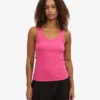 Damen-Tanktop aus Bio-Rippstoff – Bubblegum-Pink
