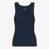 Damen-Tanktop aus Bio-Rippstoff – Marineblau
