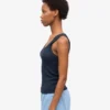 Damen-Tanktop aus Bio-Rippstoff – Marineblau