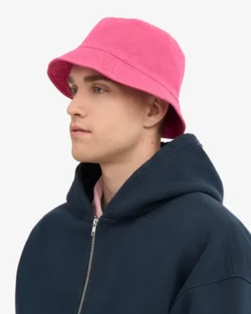 Fischerhut aus Bio-Baumwolle – Bubblegum-Pink