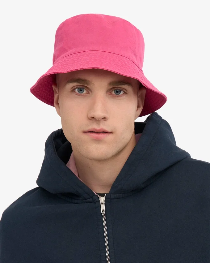 Fischerhut aus Bio-Baumwolle – Bubblegum-Pink