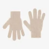 Handschuhe aus Merinowolle – Elfenbeinweiß