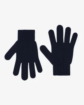 Handschuhe aus Merinowolle – Marineblau