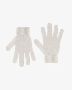 Handschuhe aus Merinowolle – Optisches Weiß