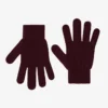 Handschuhe aus Merinowolle – Oxblood-Rot