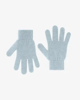Handschuhe aus Merinowolle – Polarblau