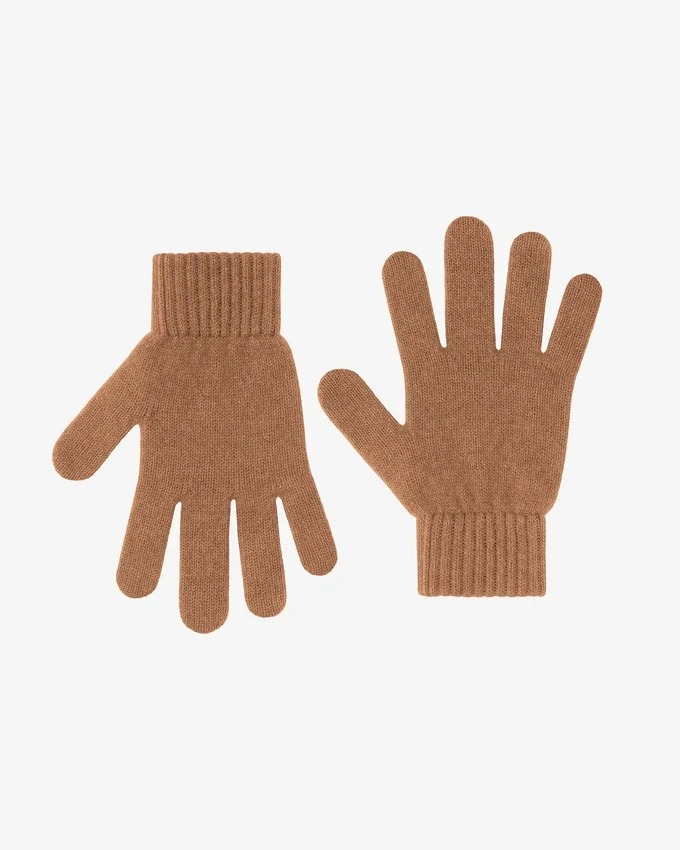 Handschuhe aus Merinowolle – Sahara-Camel