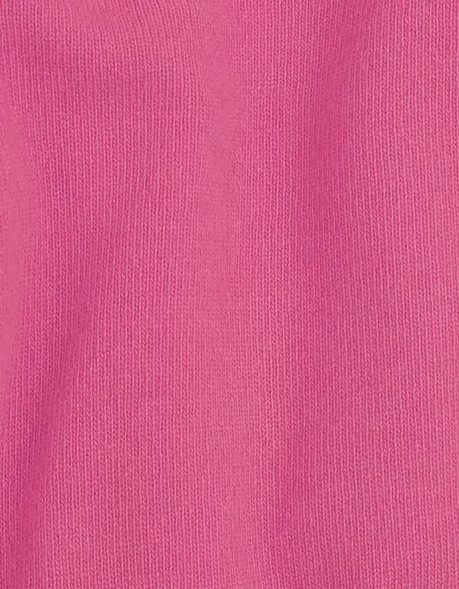 Helles Merinowolle-Shirt – Bubblegum-Rosa