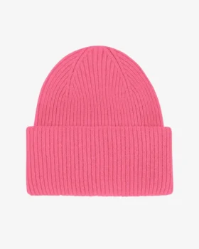 Hut aus Merinowolle – Bubblegum-Rosa