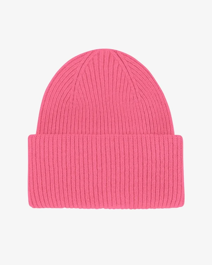 Hut aus Merinowolle – Bubblegum-Rosa