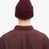 Hut aus Merinowolle – Oxblood-Rot