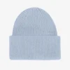 Hut aus Merinowolle – Polarblau