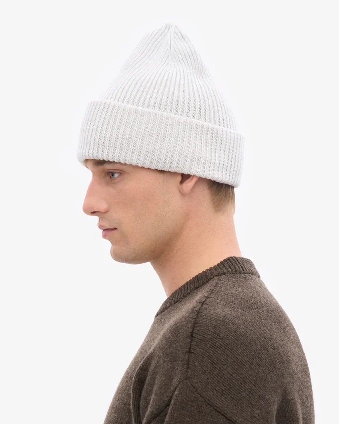 Hut aus Merinowolle – Snow Melange
