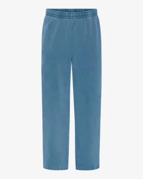 Jogginghose aus Bio-Baumwolle mit geradem Bein – Faded Indigo