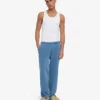 Jogginghose aus Bio-Baumwolle mit geradem Bein – Faded Indigo
