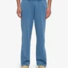 Jogginghose aus Bio-Baumwolle mit geradem Bein – Faded Indigo